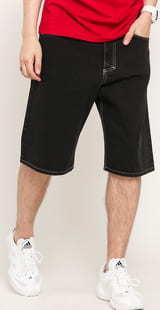 Mass DNM Craft Baggy Fit Shorts black rinse 30
