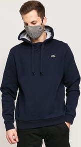 LACOSTE Men's Hooded Sweatshirt navy