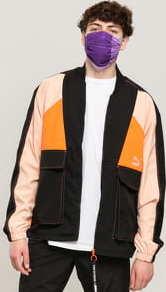 Puma TFS Industrial Track Jacket černá / lososová / neon oranžová