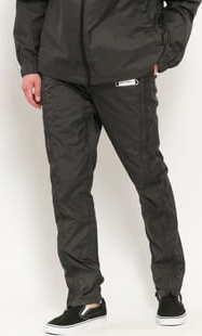PLEASURES Brick Tech Track Pant černé / bílé