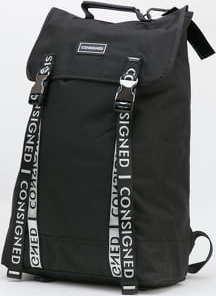 CONSIGNED Zane Backpack černý / bílý