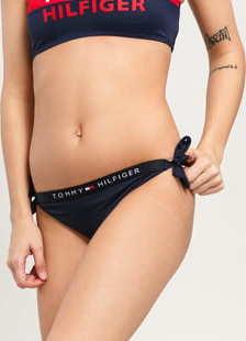 Tommy Hilfiger Cheeky Side Tie Bikini - Slip navy