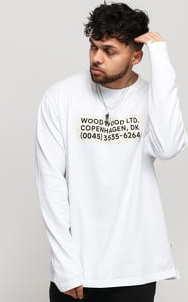 WOOD WOOD Anakin LS Tee bílé