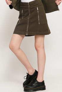 WOOD WOOD Annika Skirt olivová