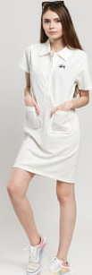 Stüssy Poly Knit Dress bílé