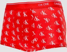 Calvin Klein CK ONE Microfiber Low Rise Trunk červené / bílé