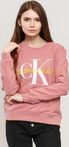 CALVIN KLEIN JEANS W Vegetable Dye Crew Neck růžová