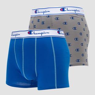 Champion Boxery Mix 2Pack šedá / navy / modré
