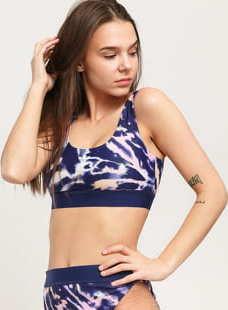 adidas Originals Bikini Top navy / oranžové / růžové