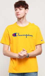 Champion Crewneck T-Shirt světle oranžové