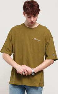 Champion Crewneck T-Shirt olivové