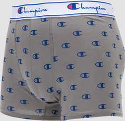 Champion Cotton Boxer Small Logo šedé / modré