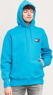 TOMMY JEANS M Tommy Badge Hoodie modrá