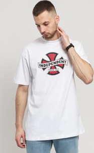 INDEPENDENT Streamer T-Shirt bílé