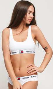 Tommy Hilfiger Padded Triangle Bra C/O bílé
