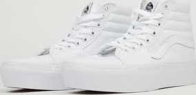 Vans SK8-HI Platform 2 true white / true white