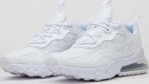 Nike Air Max 270 React (GS) white / white - metallic silver