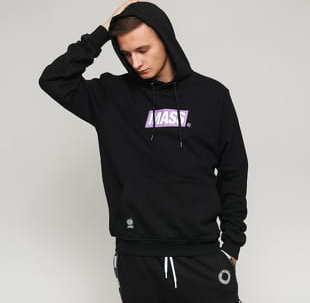 Mass DNM Big Box Medium Logo Hoody černá