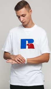 RUSSELL ATHLETIC Jerry Tee bílé