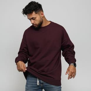Urban Classics Sweat Crewneck tmavě vínová