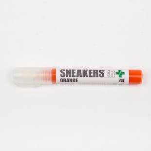 SNEAKERS ER Orange Acrylic Leather Paint Pen 2 mm oranžový