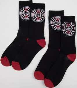 INDEPENDENT Truck Co. 2Pack Socks černé / červené / bílé