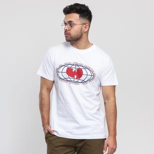 WU WEAR Globe Logo Tee bílé