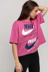 Nike W NSW Icon Clsh SS Top světle fialové
