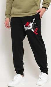 Jordan M J JM Classics LTWT Fleece Pant černé