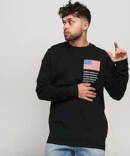Urban Classics NASA Worm Logo Longsleeve černé