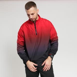Urban Classics Gradient Pull Over Jacket vínová / červená