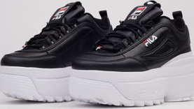 Fila Disruptor II Wedge WMN black / white / fila red