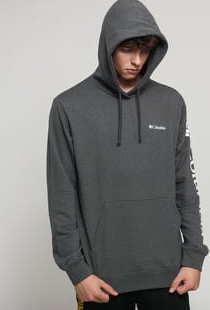 Columbia Viewmont II Sleeve Graphic Hoodie melange tmavě šedá