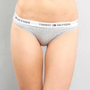 Tommy Hilfiger Cotton Bikini - lip Iconic C/O melange šedé
