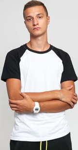 Urban Classics Raglan Contrast Tee bílé / černé
