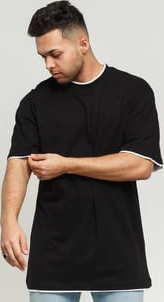 Urban Classics Contrast Tall Tee černé / bílé