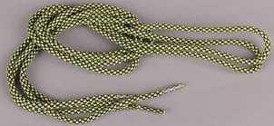 MD Tube Laces Rope Multi černé / neon žluté