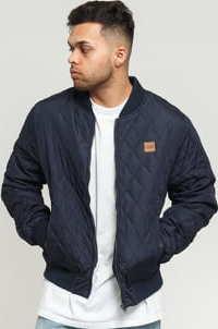 Urban Classics Diamond Quilt Nylon Jacket navy