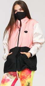 adidas Originals Windbreaker růžová / černá
