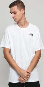 The North Face M S/S Red Box Tee bílé