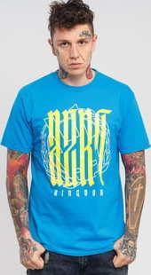 Azurit Kingdom AZRT Logo Tee modré / žluté