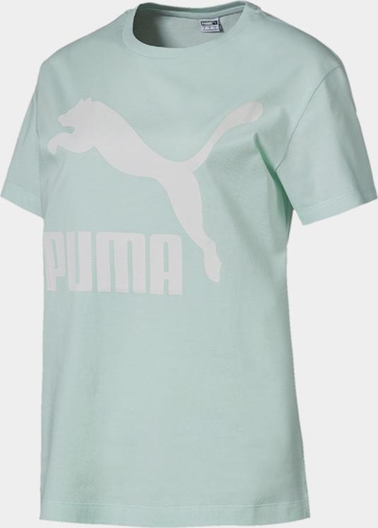 Tričko Puma Classics Logo Tee Fair Aqua