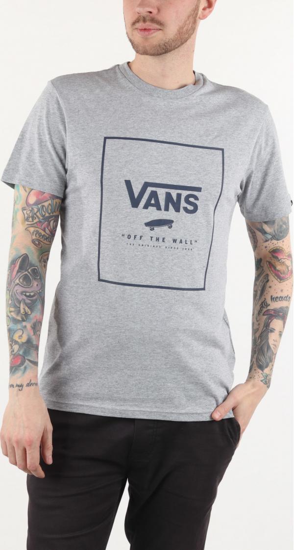 Tričko Vans Mn Print Box Ss Athletic Heathe