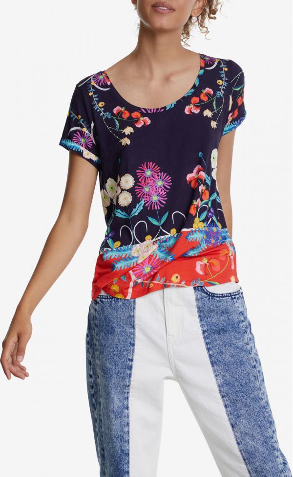 Tričko Desigual Ts Tropic India