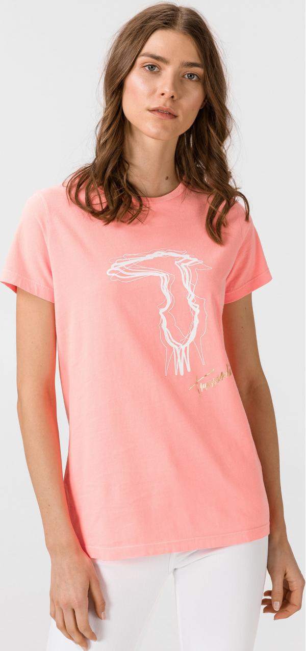 Tričko Trussardi T-Shirt Pure Cotton Regular Fit