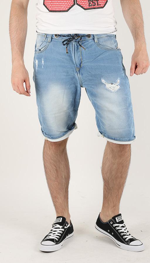 Kraťasy Alcott BACK POCKET DENIM BORDER