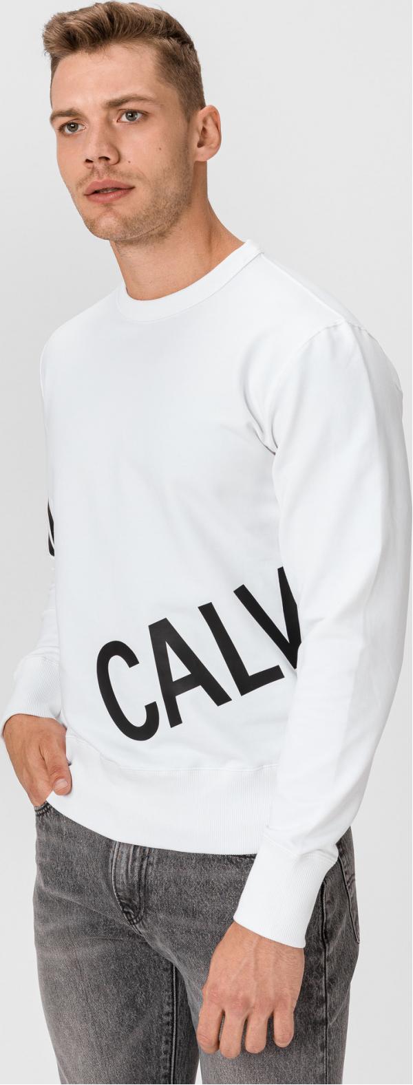 Strech Logo Crew Mikina Calvin Klein