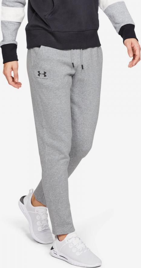 Tepláky Under Armour Rival Fleece Open Hem Pant-Gry