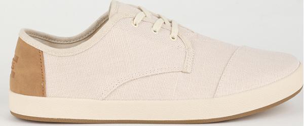 Boty Toms NATURAL BURLAP MN PASO SNEAK