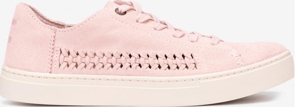 Boty Toms PALE PINK SUEDE/WOVEN PNL WM LENOX SNEAK